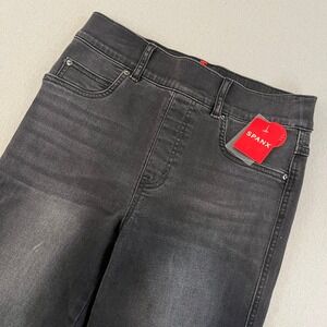SPANX Vintage Black Wash Stretch Denim Jeans Pants Slim Fit Size S/P NWT‎
